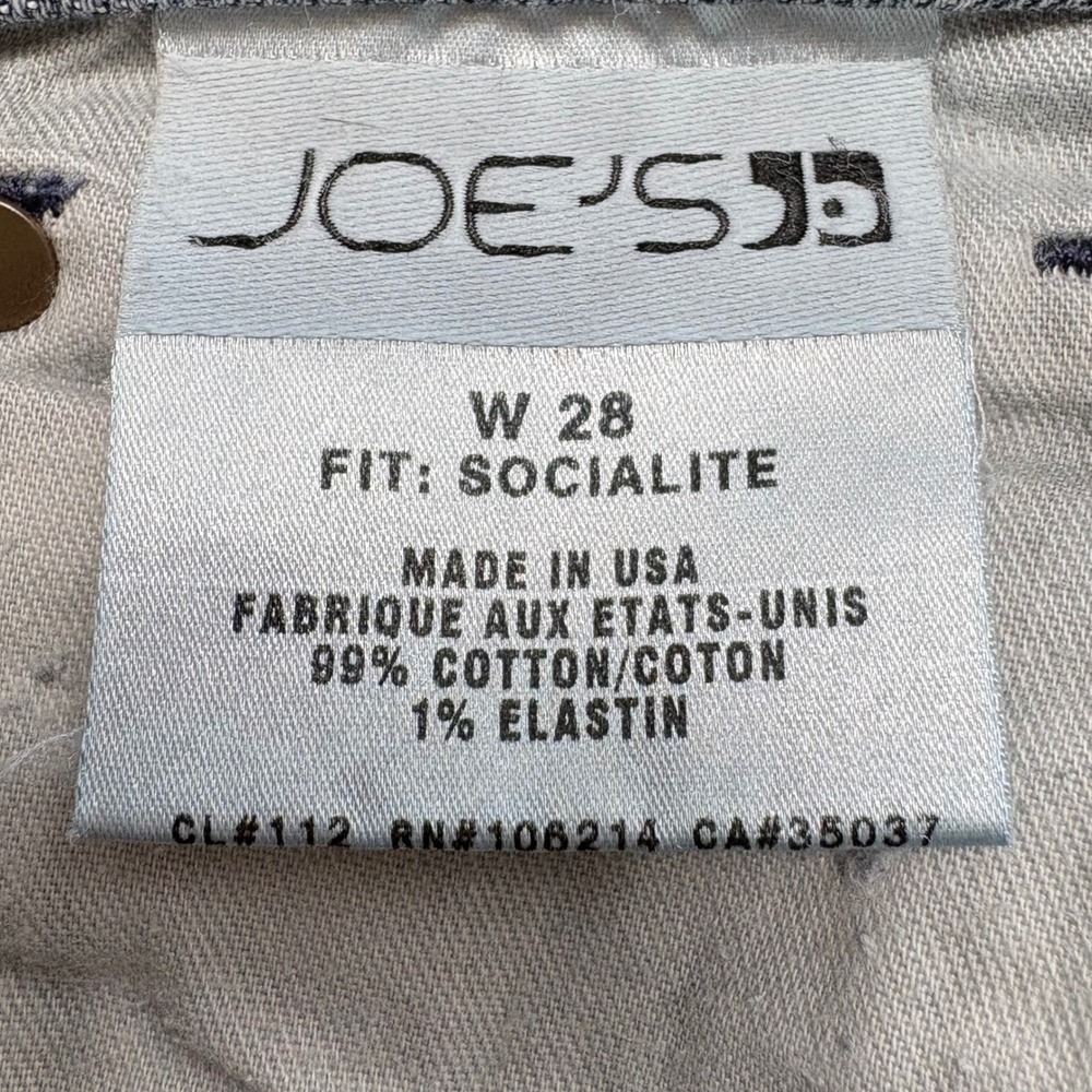 Vintage Y2K Joes Jeans Socialite Bootcut W28 USA Made Medium Wash Flare Low Rise - Picture 7 of 15